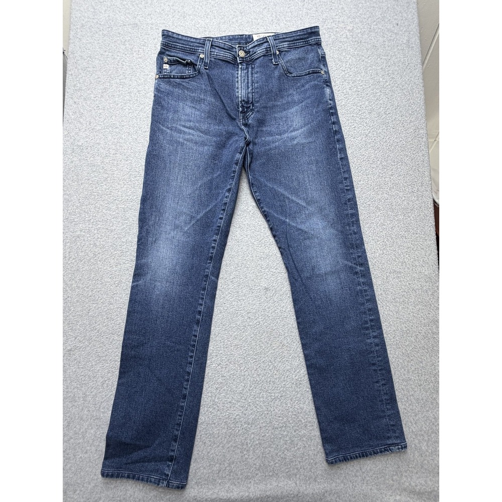 AG Adriano Goldschmied Everett Jeans Mens 33x33 Actual 33x30 Med Wash Straight